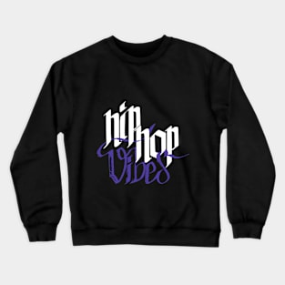 Hip Hop Vibes Kurzarm Weiß HipHop Streetwear Crewneck Sweatshirt